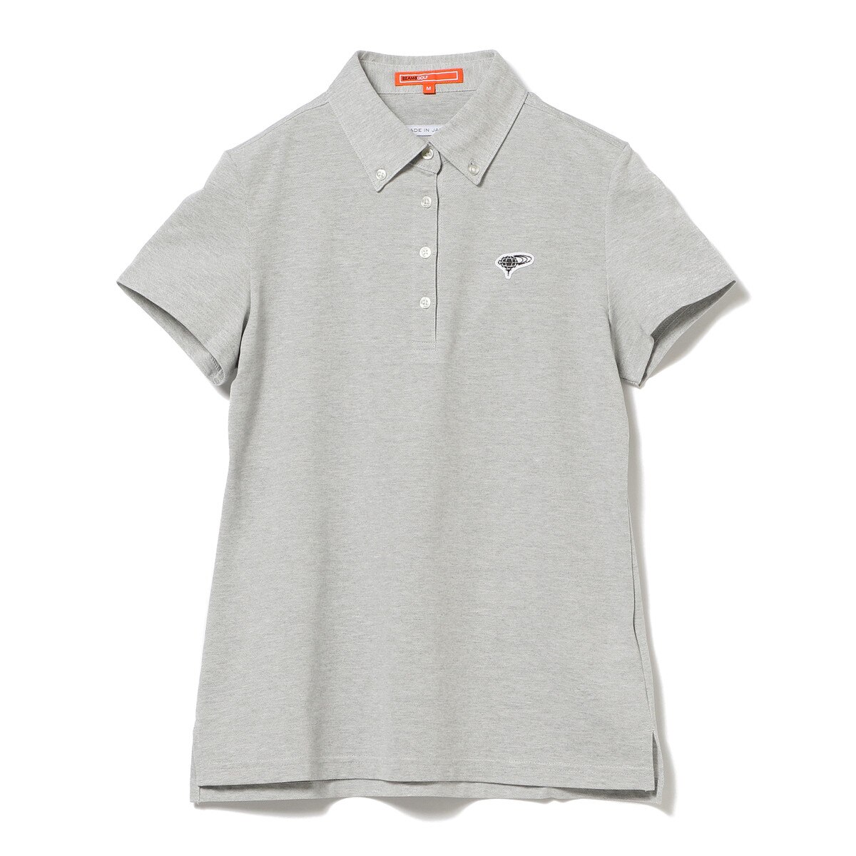 BEAMS GOLF ORANGE LABEL ボタンダウン 鹿の子 ポロシャツ レディス