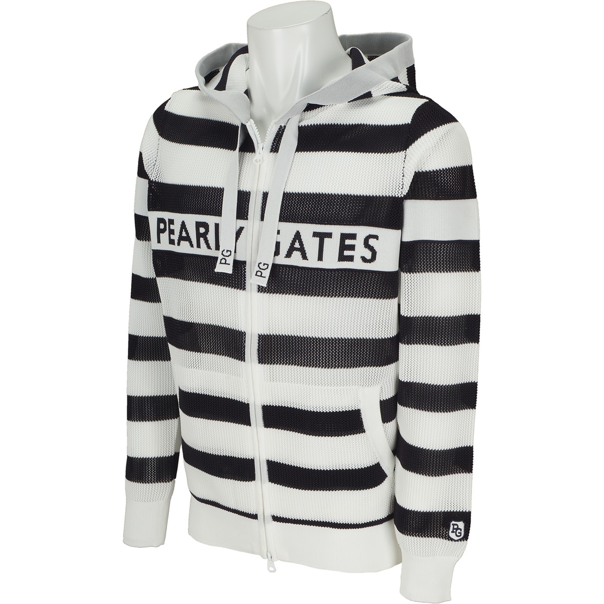 口コミ・評価｜ボーダーメッシュパーカー（中間着(セーター