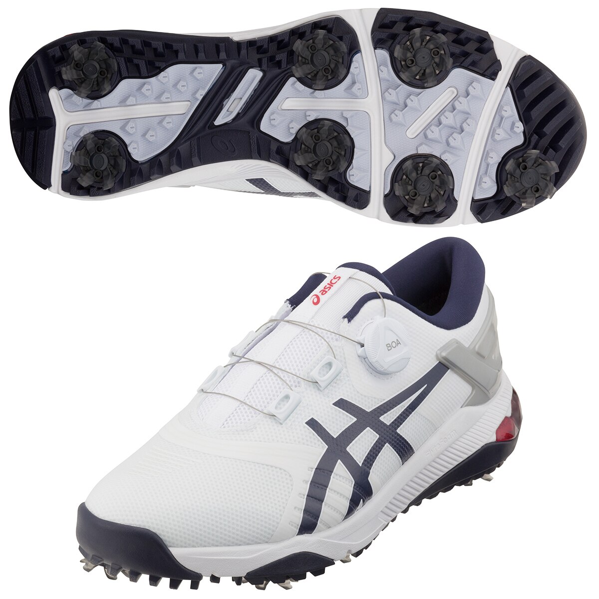 ASICS☆GEL-KAYANO ACE☆ゴルフシューズ☆WHITE/MIDNIGHT (asics