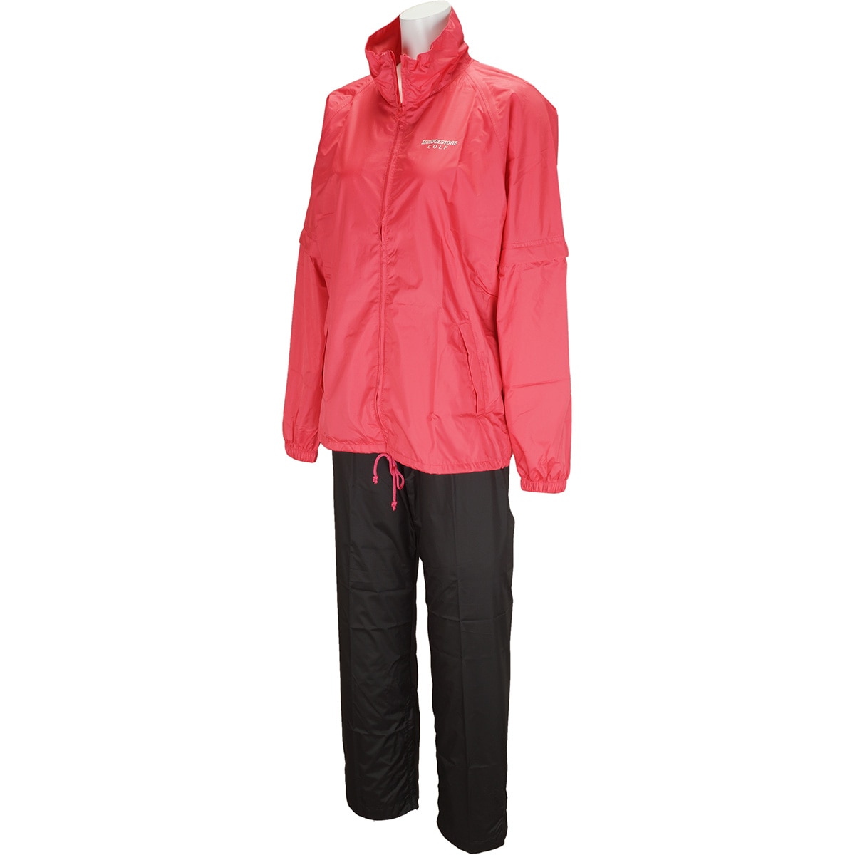 BRIDGESTONE GOLF レインウェア LLサイズ 赤黒 dショッピング |ブリヂストン BRIDGESTONE GOLF 2WAY 水神レインウェア