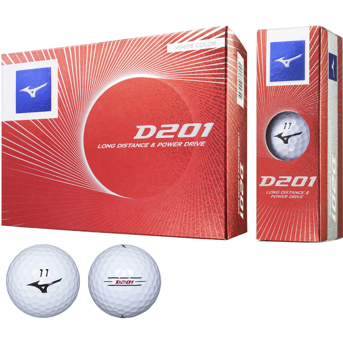 D201 ゴルフボール(ボール（新品）)|MIZUNO(ミズノ) 5NJBD220の通販