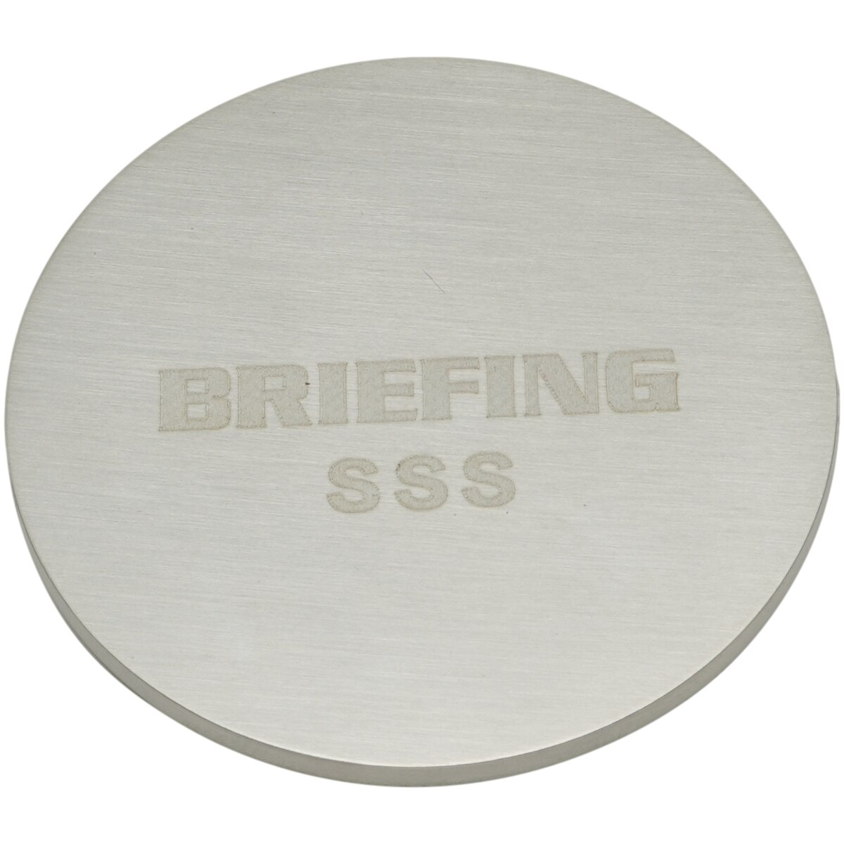 新品 ★8,800円ブリーフィング 削りだしSSSサークルマーカー ステンレス SSS BG FLAG CIRCLE マーカー(マーカー)|BRIEFING