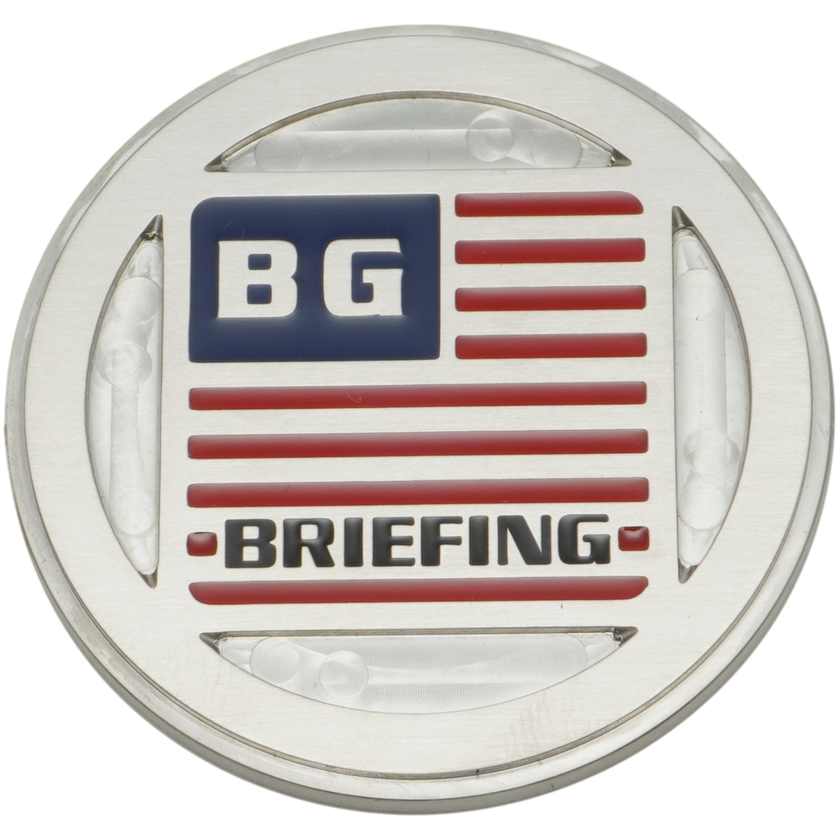 新品 ★8,800円ブリーフィング 削りだしSSSサークルマーカー ステンレス SSS BG FLAG CIRCLE マーカー(マーカー)|BRIEFING