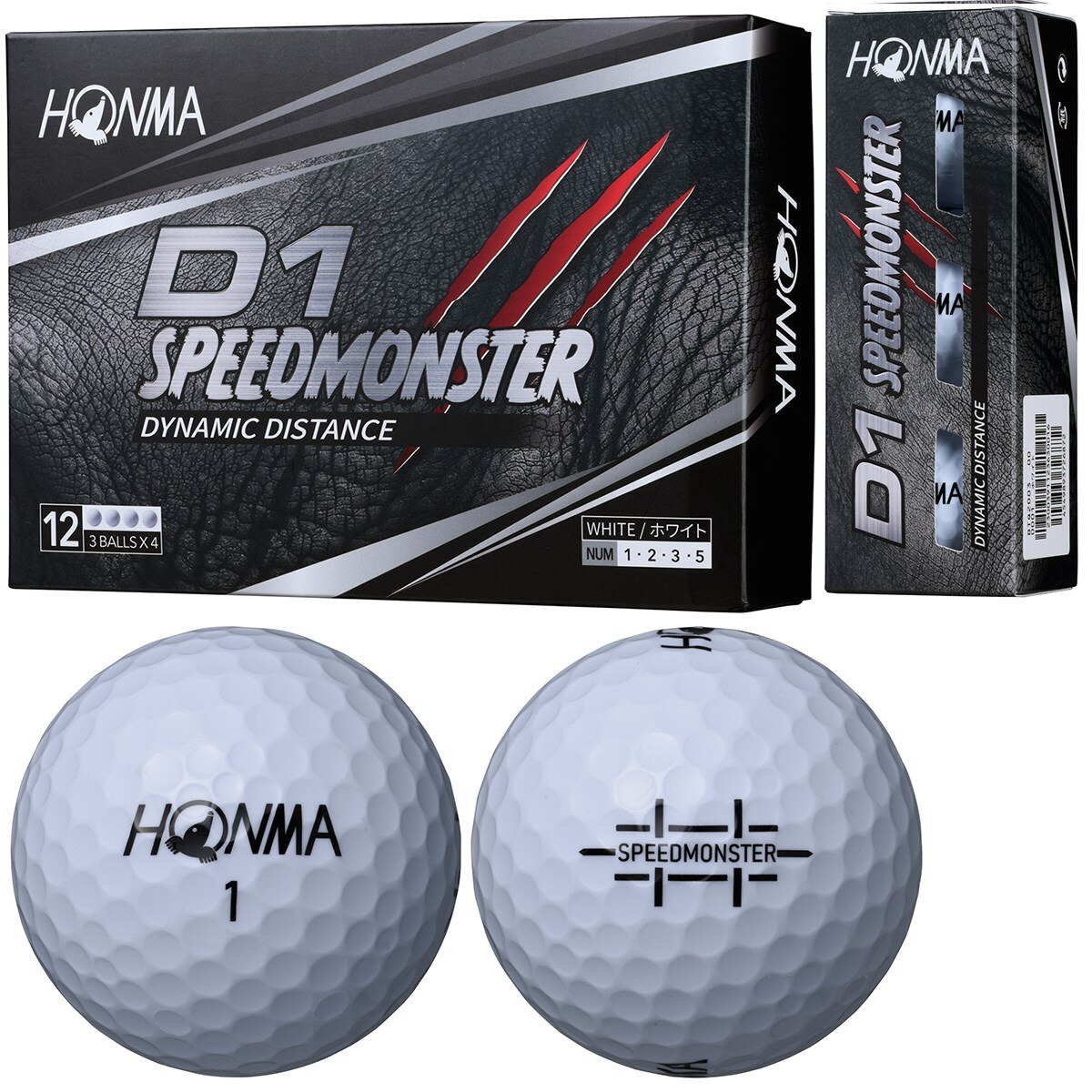 D1 スピードモンスター ボール(ボール（新品）)|HONMA(本間ゴルフ) BT2003の通販 GDOゴルフショップ(0000634619)