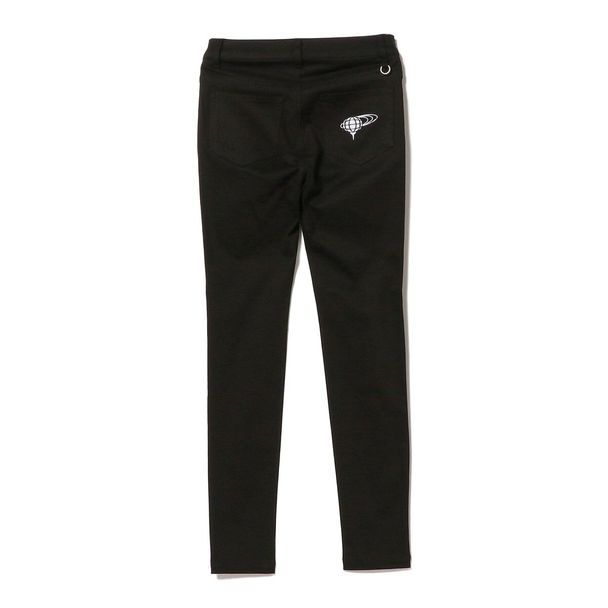 値下げしました【BEAMS GOLF】春秋 バイカラー×ビッグロゴパンツM BEAMS GOLF ORANGE LABEL ストレッチ スキニーパンツ レディス