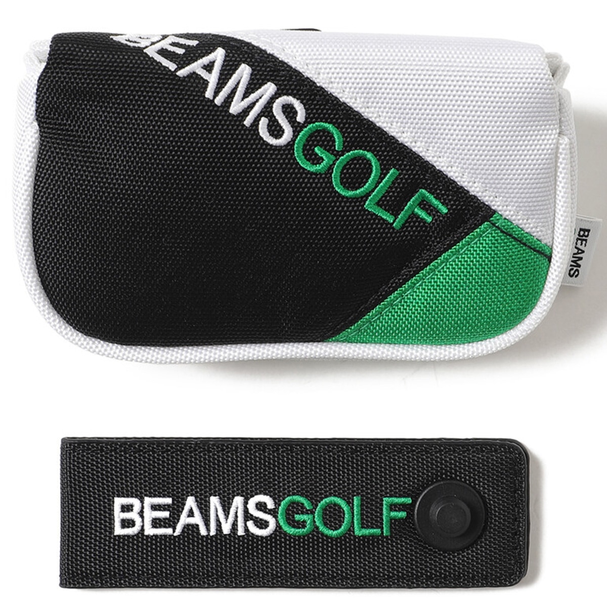 BEAMS GOLFヘッドカバー スラッシュ 切り替えパターカバー ...