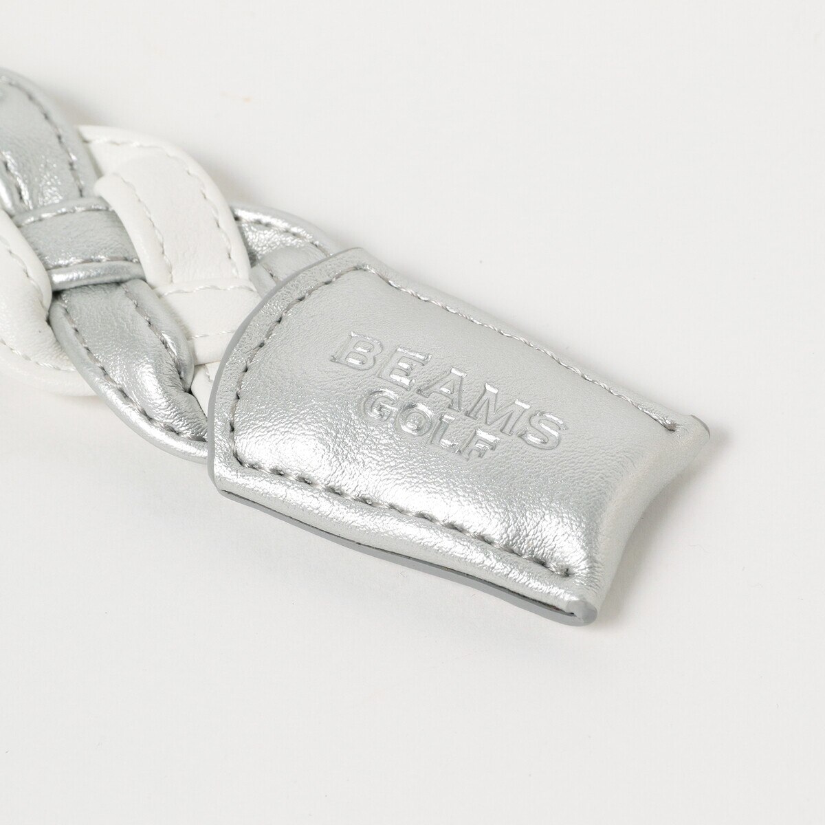 再値下げ❗️BEAMS GOLFメッシュベルト白 全長約105㎝幅3.6㎝ 再値下げ❗️BEAMS GOLFメッシュベルト白 全長約105㎝幅3.6