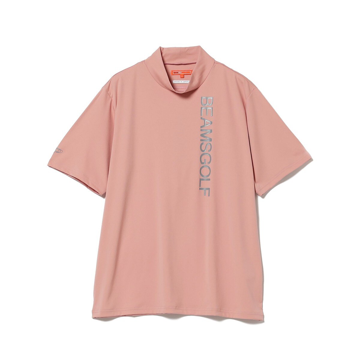 BEAMS GOLF ORANGE LABEL スポーツロゴ モックタートルネック