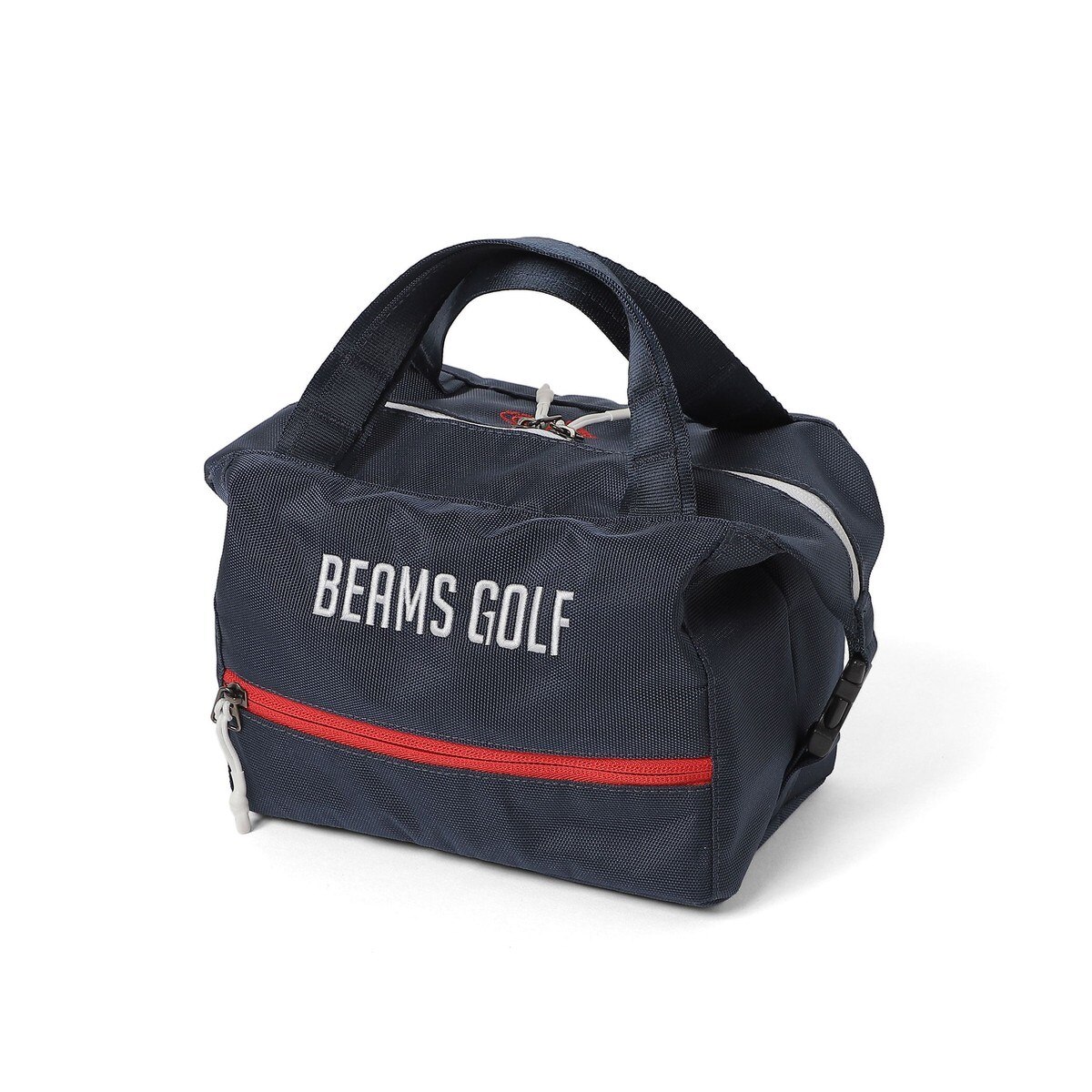 保温保冷 ゴルフ ラウンドバッグ（黒・スイング柄）カートバッグ クーラーバッグ