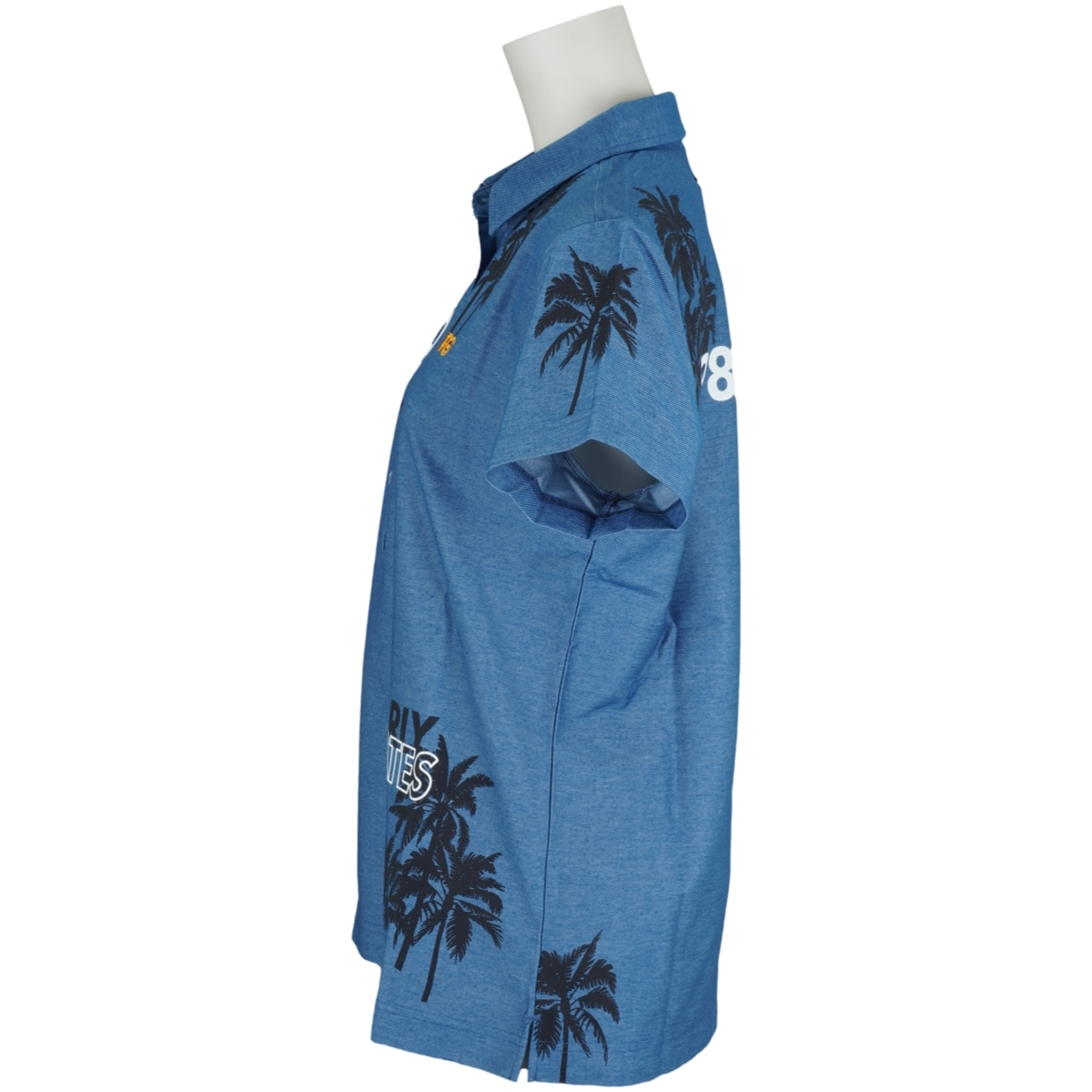 2点セット パーリーゲイツ 半袖ポロシャツ スカート パームツリー 0【B】 セール・アウトレット】綾ジャージ パームツリー柄半袖