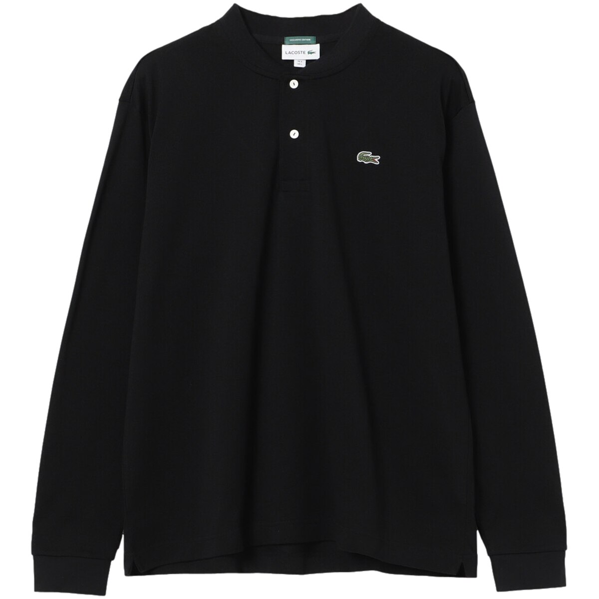 LACOSTE×BEAMS GOLF 別注 ミニカラー ロングスリーブ ポロシャツ -