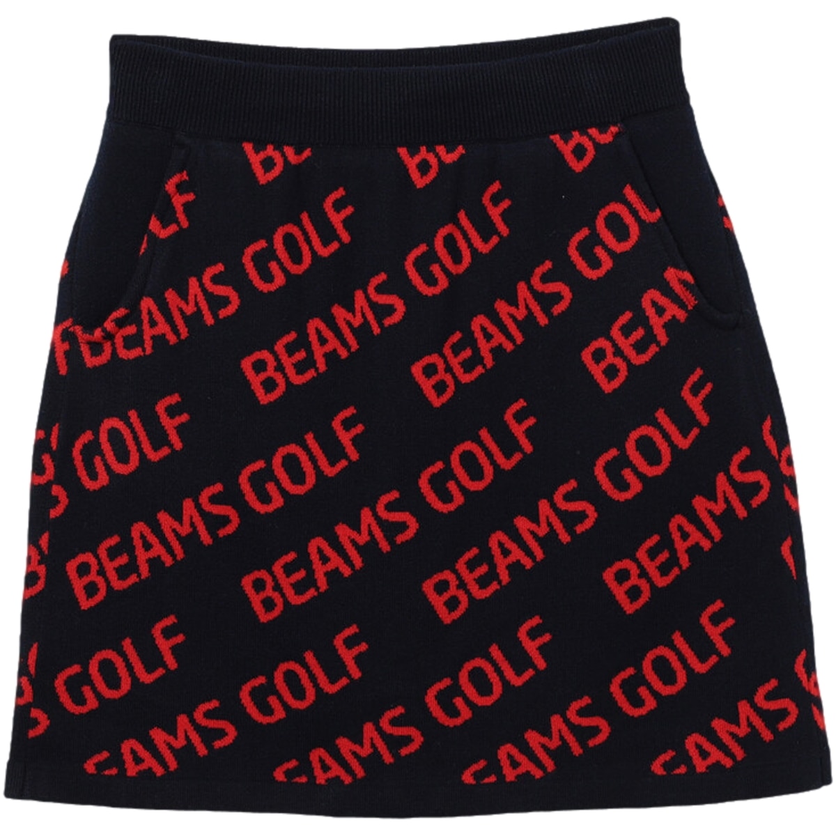 ゴルフウエア【新品未使用】ビームスゴルフ BEAMS GOLF スカート 防風 ロゴ