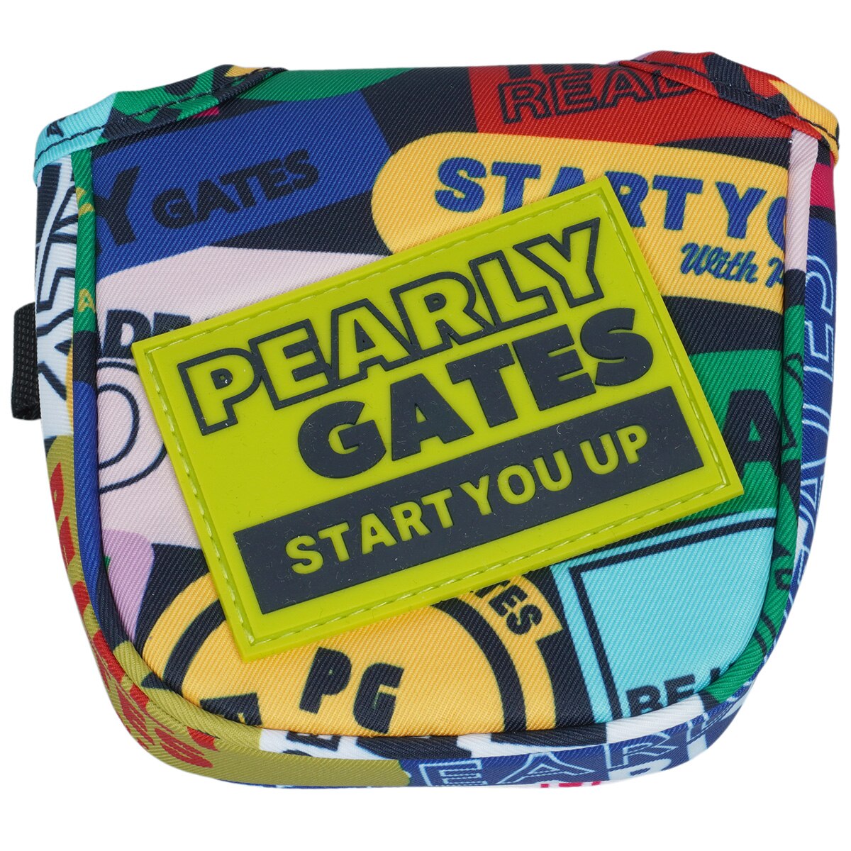 パーリーゲイツ カラフルワッペン キャディバッグ ヘッドカバー バッグ 11点 パーリーゲイツ カラフルワッペン キャディバッグ ヘッドカバー