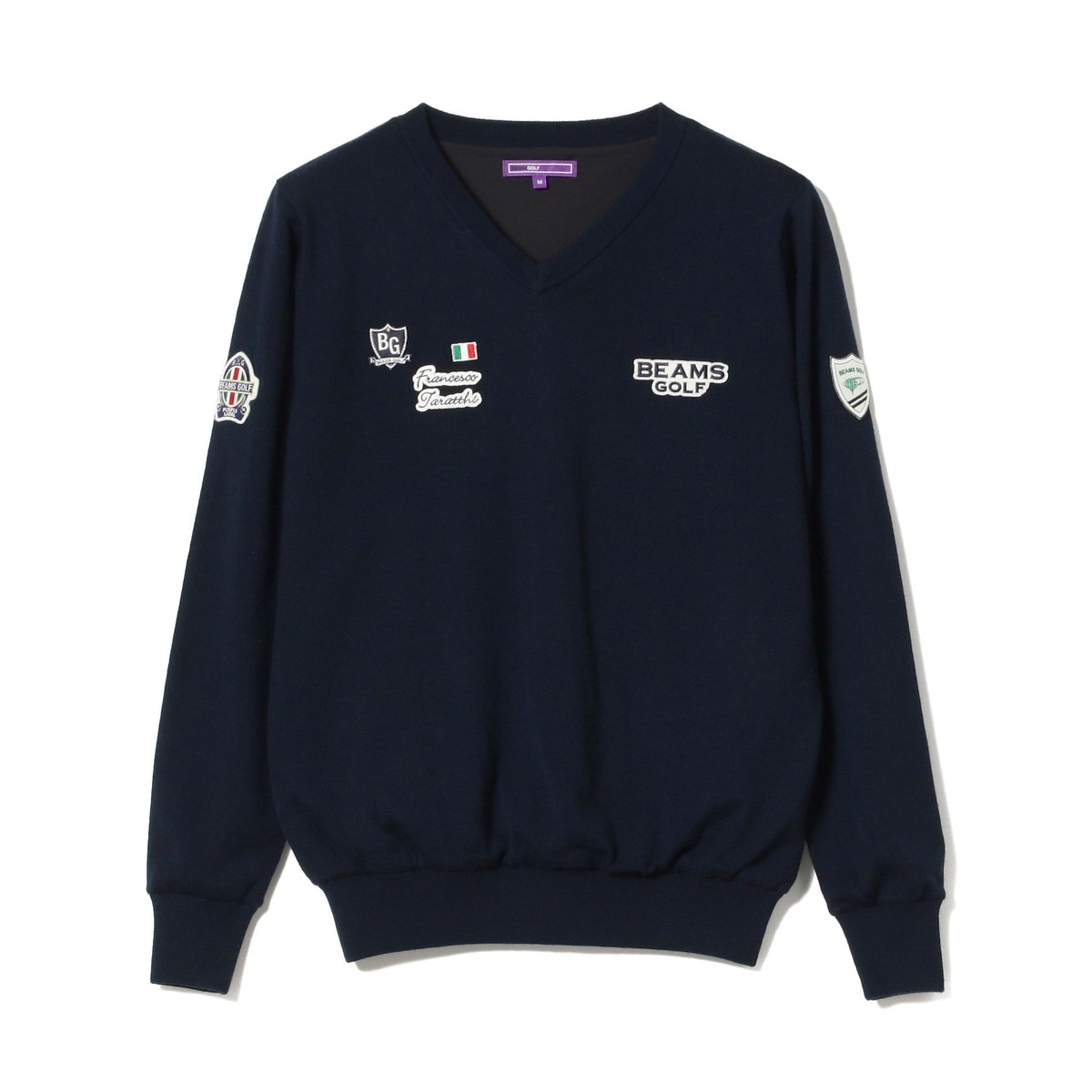 BEAMS GOLF PURPLE LABEL タラッティ 裏付き ニット(中間着(セーター