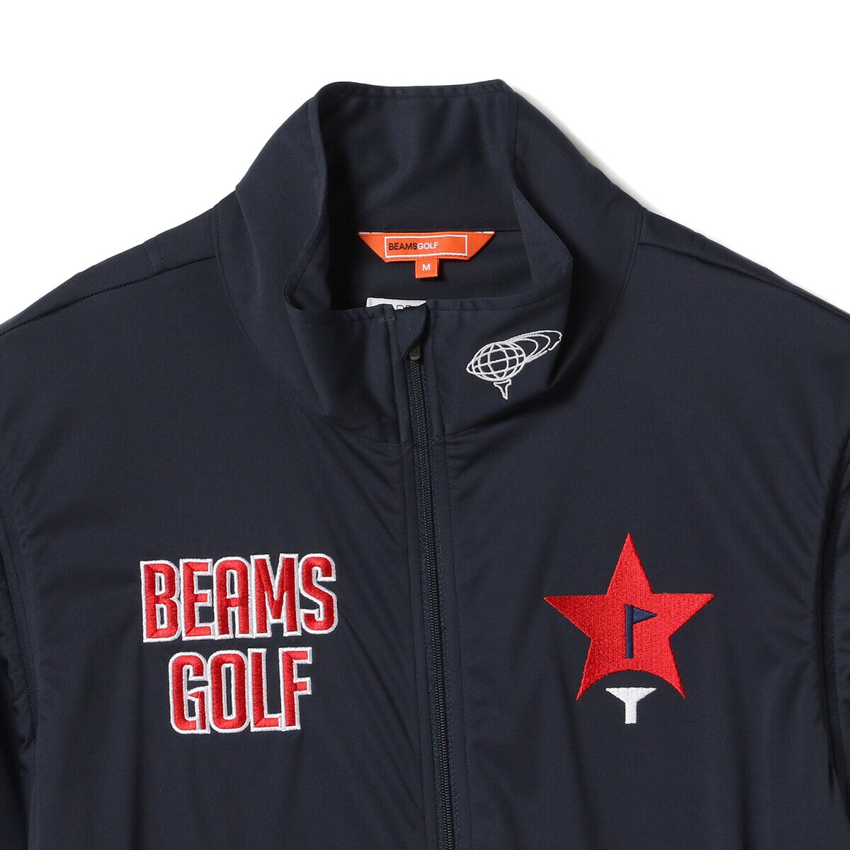 BEAMS GOLF ORANGE LABEL スターフラッグロゴツアー エアシャット