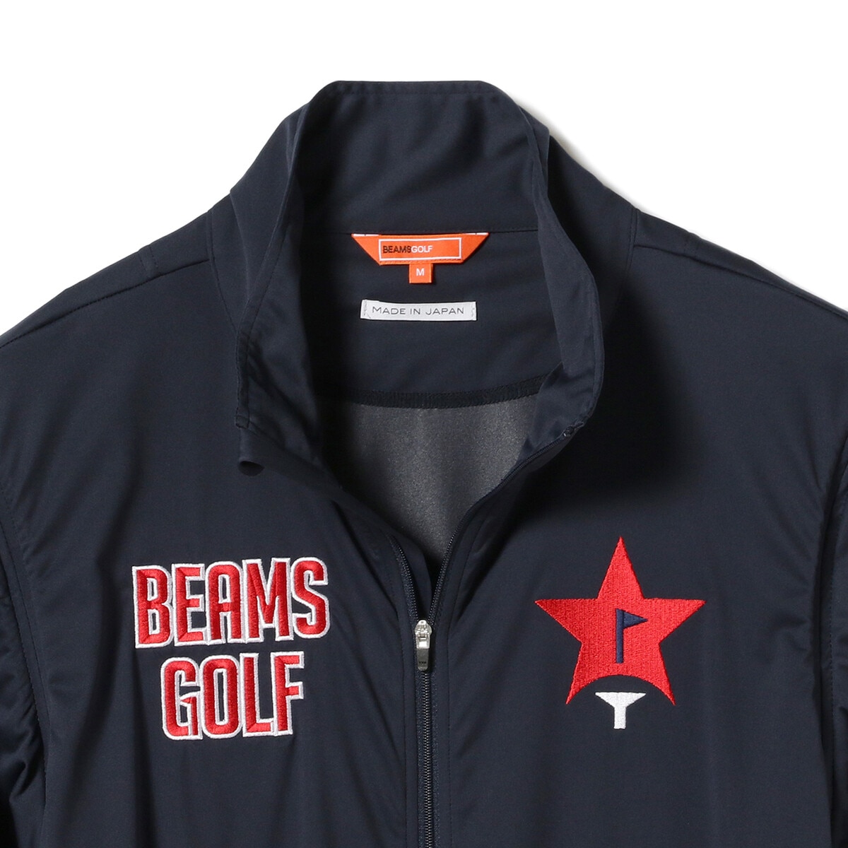 BEAMS GOLF ORANGE LABEL スターフラッグロゴツアー エアシャット