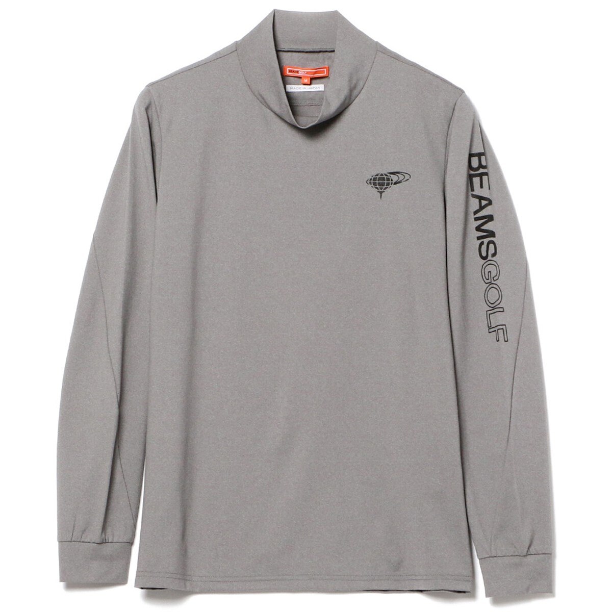 BEAMS GOLF ORANGE LABEL 立体スリーブ モックネックシャツ -