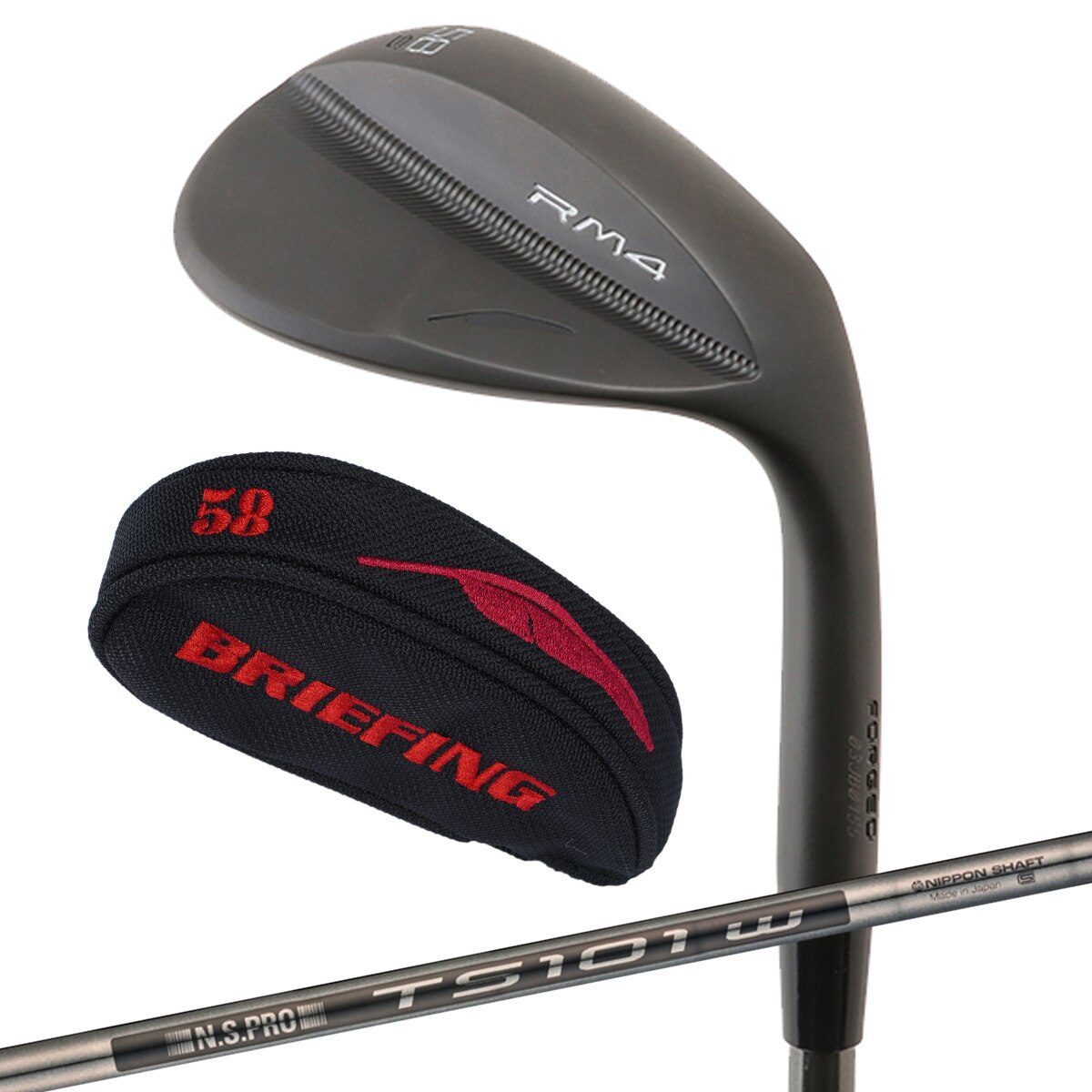 GDO限定】フォーティーン×ブリーフィング RM4ブラック艶消しウェッジ