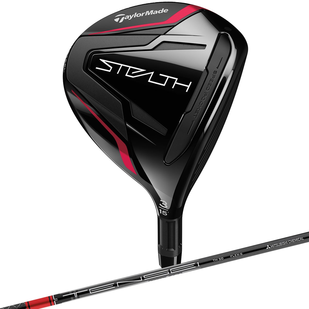 テーラーメイド ステルス 5番ウッド 18° テンセイレッドTM50 S ステルス フェアウェイウッド TENSEI RED TM50 レフティ(フェアウェイ