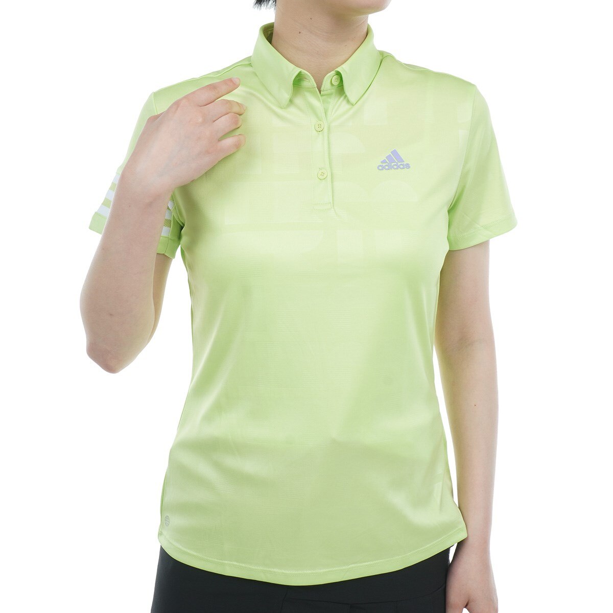 アディダスゴルフ ゴルフウェア 半袖 ポロシャツ 水色 メンズ O L