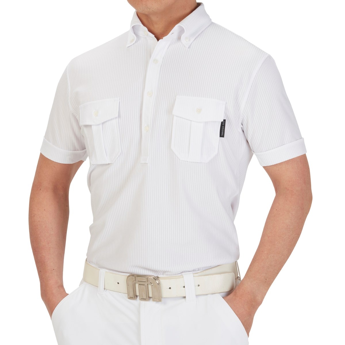 サッカー素材 半袖Wポケットボタンダウンシャツ(半袖シャツ・ポロシャツ)|GDO ORIGINAL(GDO オリジナル) 22SSH001の通販  GDOゴルフショップ(0000659896)
