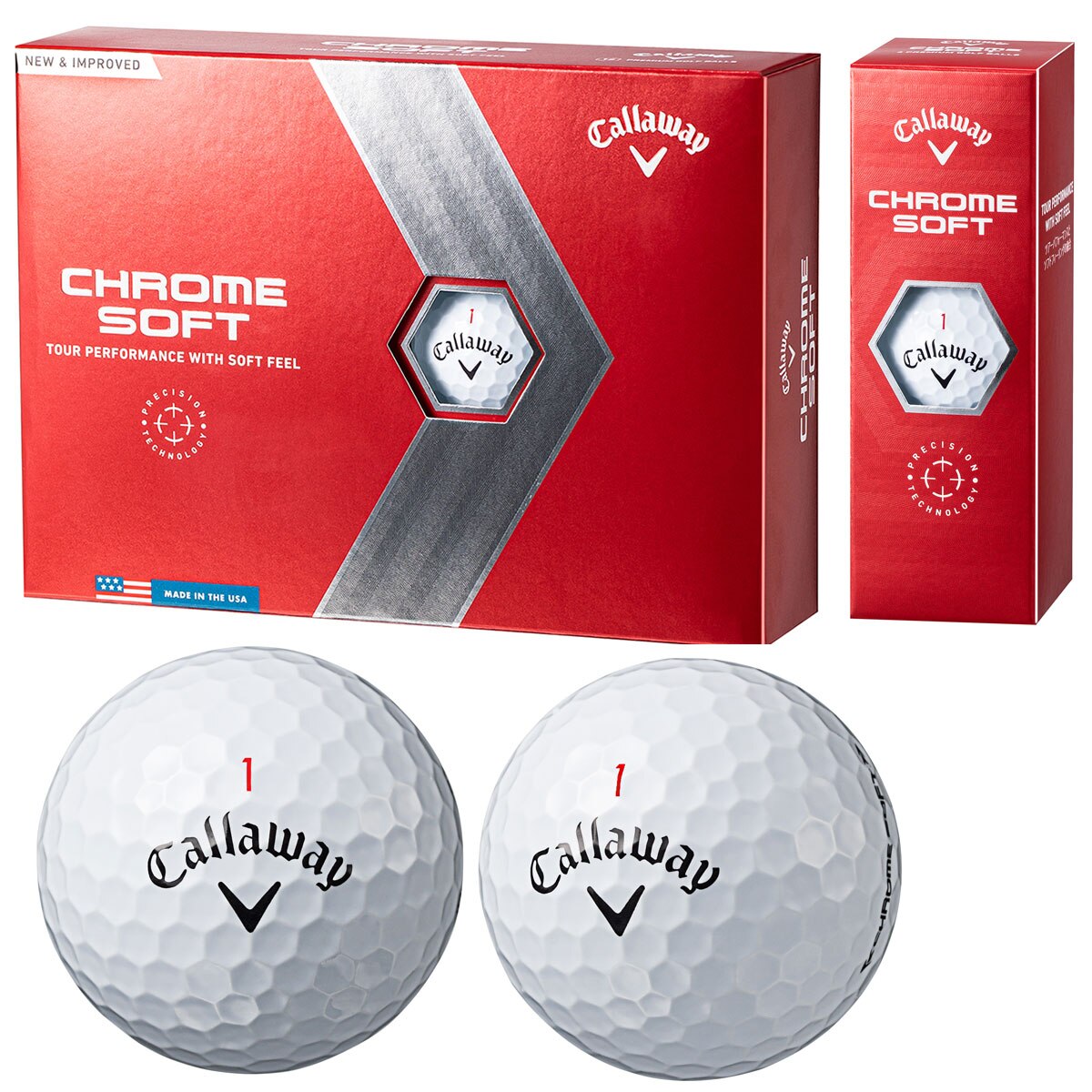 CHROME SOFT ボール(ボール（新品）)|CHROME SOFT(キャロウェイゴルフ ...