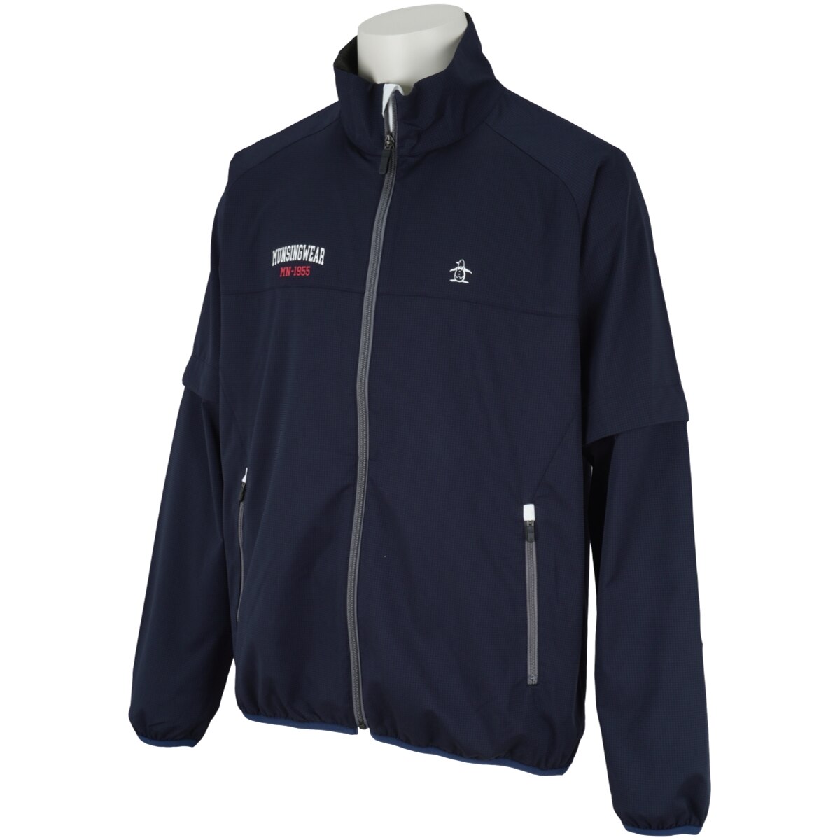 新品 Munsing Wear ストレッチソロテックス袖着脱ジャケット 新品