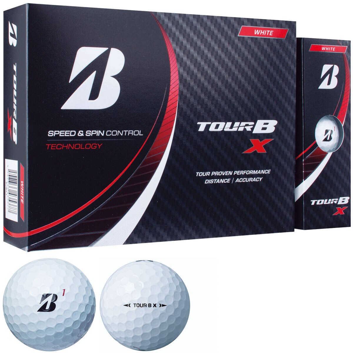 TOUR B XS ホワイト 2ダース 2022 日本版ゴルフボール-