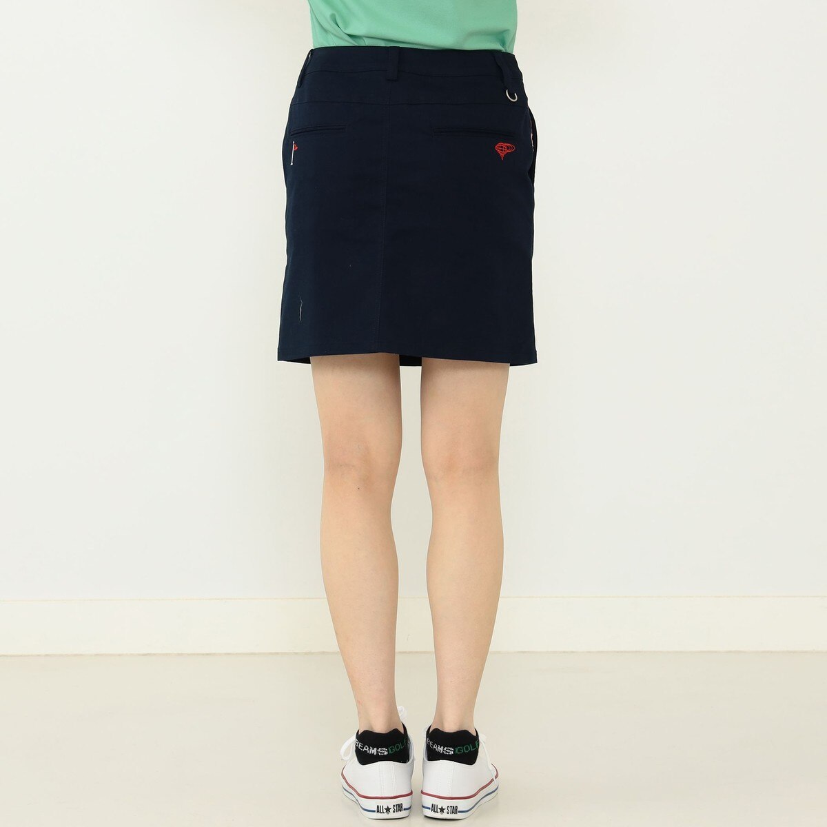 未使用ORANGE LABEL / スターフラッグロゴツアー ストレッチスカート BEAMS OUTLET｜<WOMEN> ORANGE LABEL / スターフラッグロゴ
