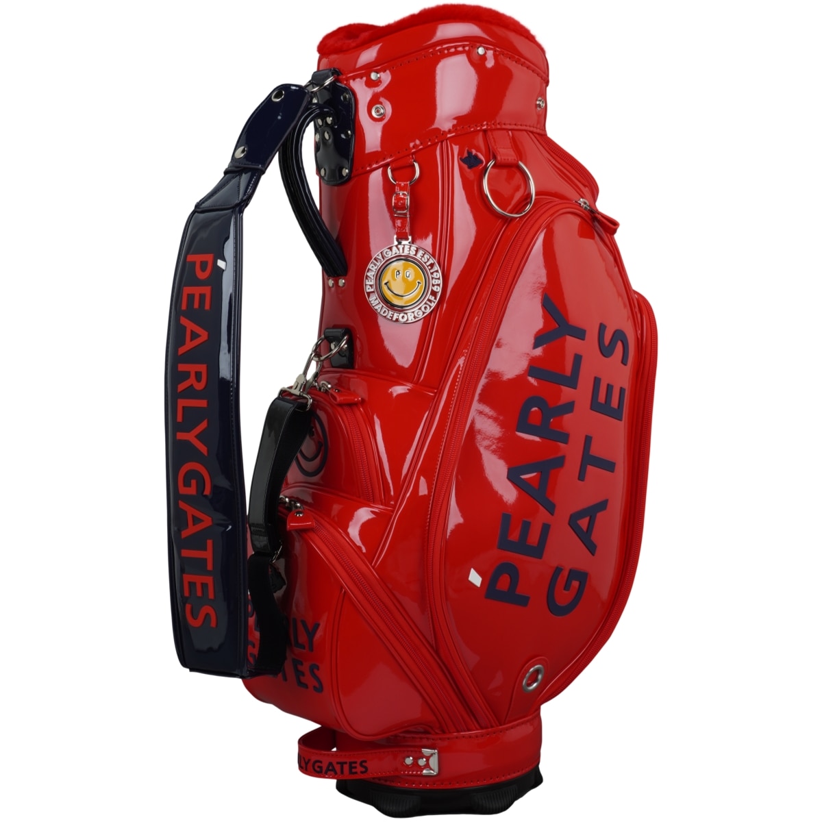 ゴンザレス　　値下げ！パーリーゲイツ　定番　エナメルキャディバッグ 口コミ・評価｜エナメルキャディバッグ（【男性】キャディバッグ