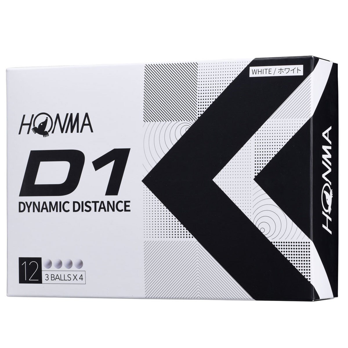 HONMA D1 ゴルフボール 1ダース ホンマゴルフ ホンマ オレンジ