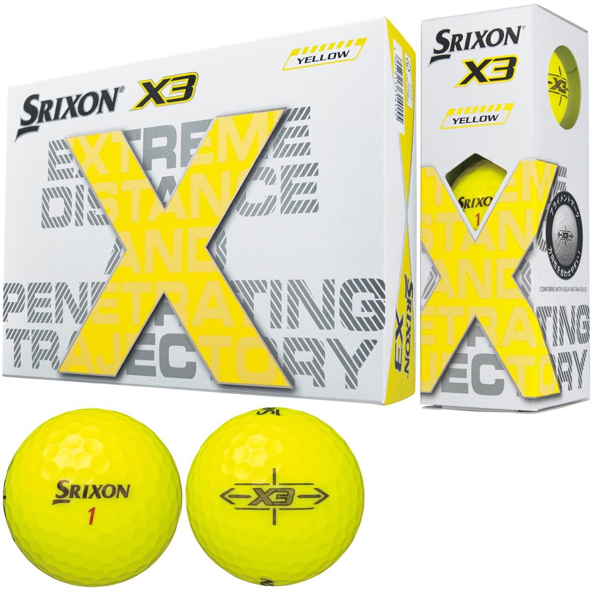 X3 ボール(ボール（新品）)|SRIXON(ダンロップ) SNX3の通販 - GDO