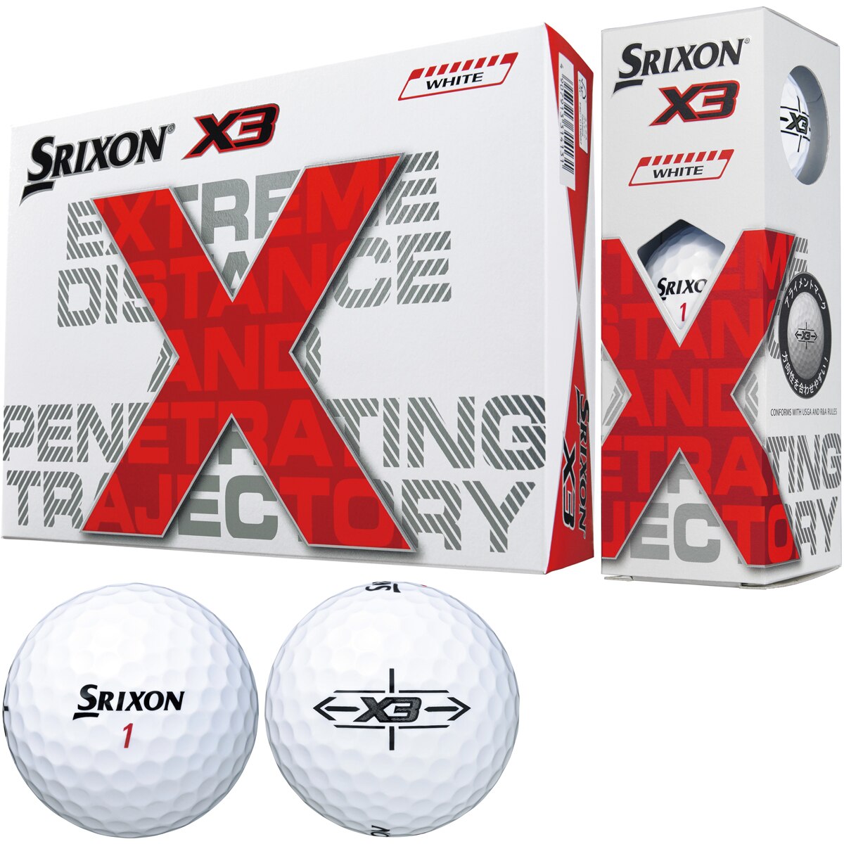 X3 ボール(ボール（新品）)|SRIXON(ダンロップ) SNX3の通販 - GDO