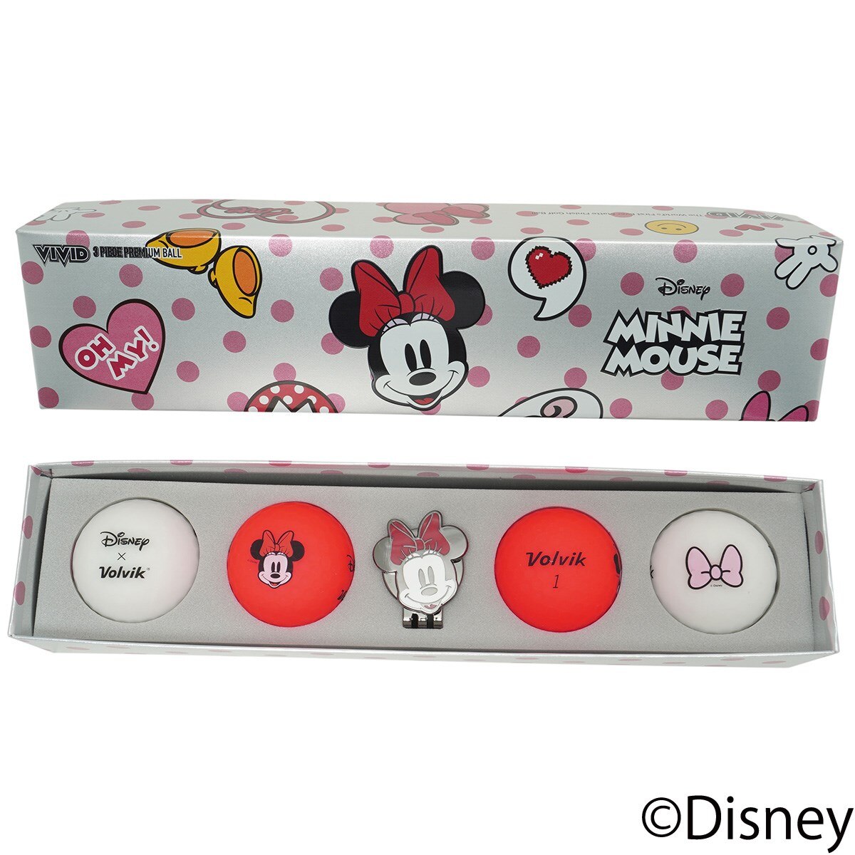 DISNEY GIFT PACK 1.0 ボール MINNIE 4個入り マーカーセット(ボール