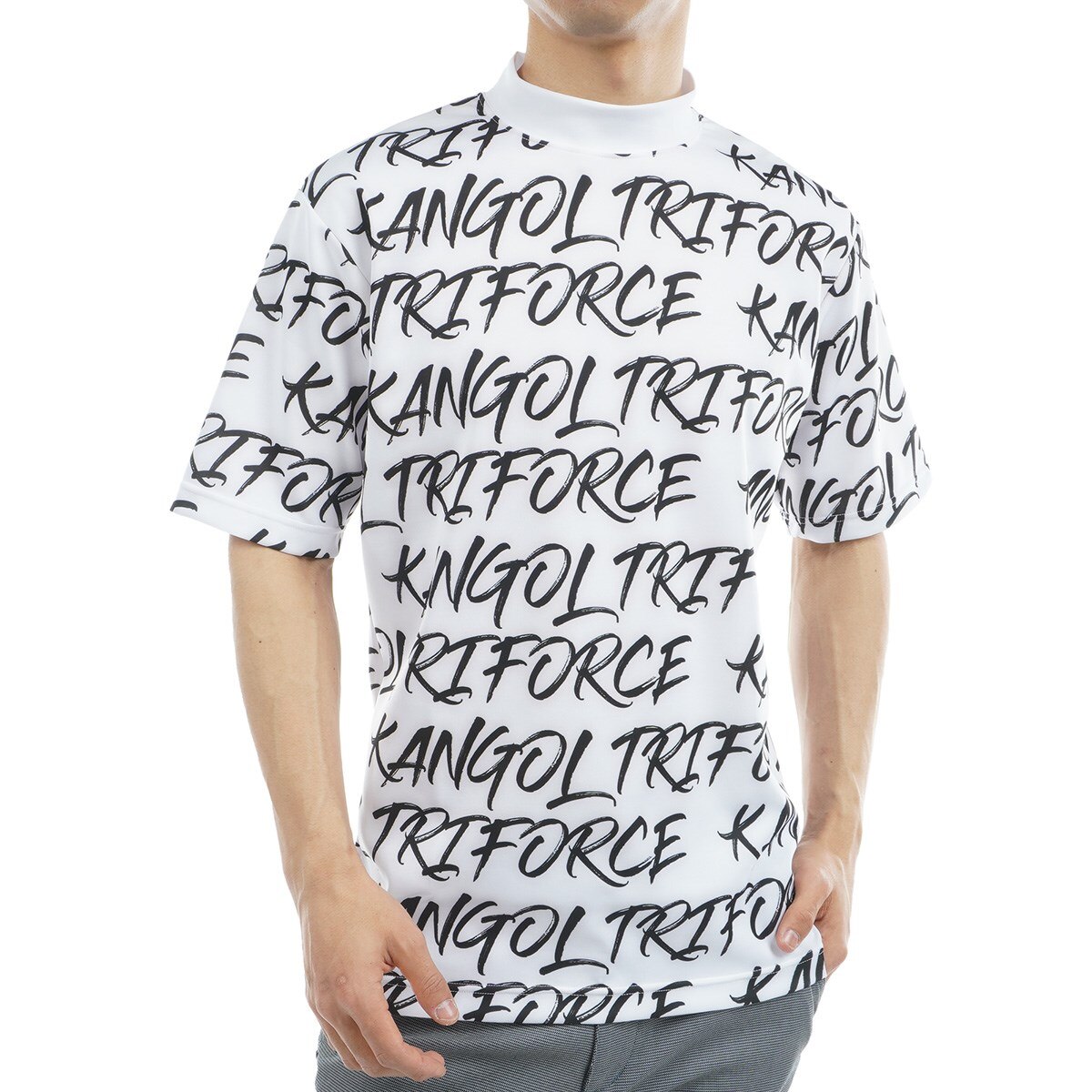 セール・アウトレット】総柄モックネック半袖Tシャツ(半袖シャツ・ポロシャツ)|KANGOL TRIFORCE(カンゴール トライフォース)  KFBA-37Tの通販 GDOゴルフショップ(0000668089)