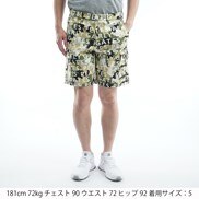 セール・アウトレット】カモ柄プリント ショートパンツ(ハーフパンツ 
