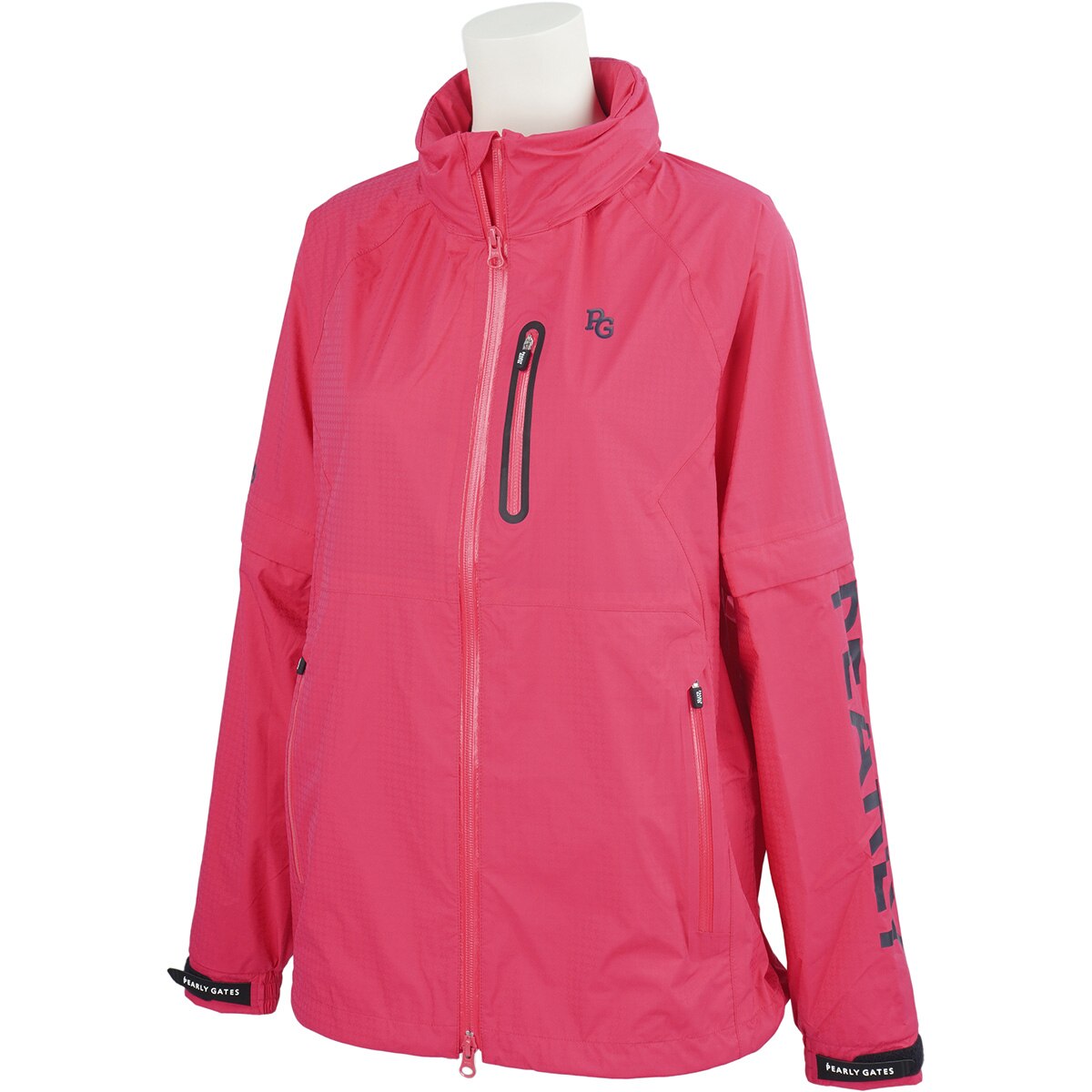 【最終価格　美品】パーリーゲイツストレッチ千鳥ドビー2WAYレインジャケット 口コミ・評価｜ストレッチ 千鳥ドビー 2WAYレインジャケット（レイン