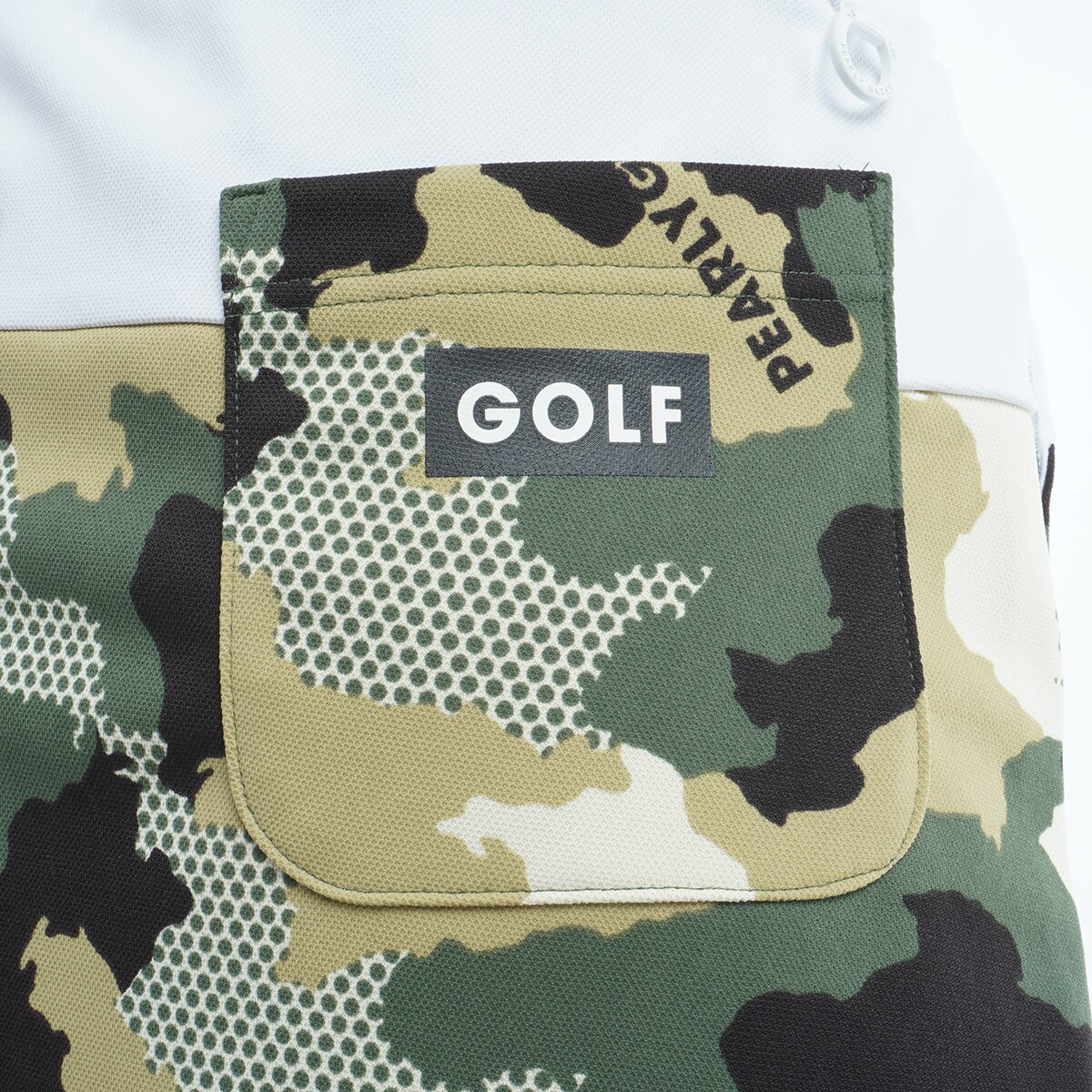 PEARLY GATES - PEARLY GATESダンボールニット ガンクラブ カモプリント PEARLY GATES 【待望の再入荷です】【SMILY-BLACK CAMO