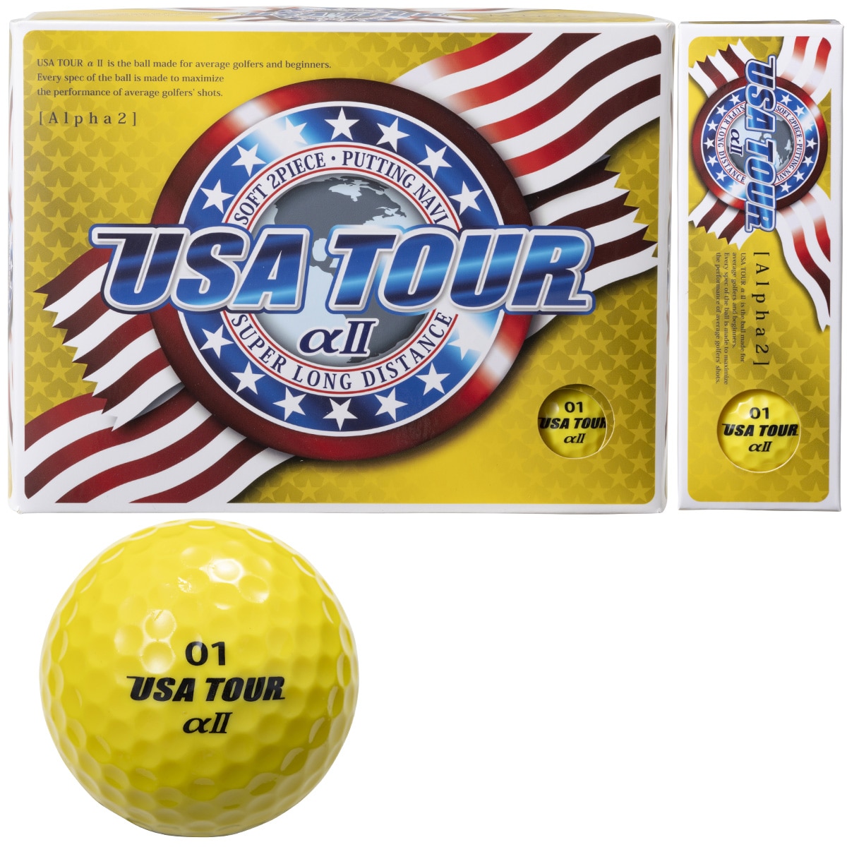 大量入荷 TOUR USA αII の TOUR(朝日ゴルフ) ボール(ボール（新品）)|USA その他