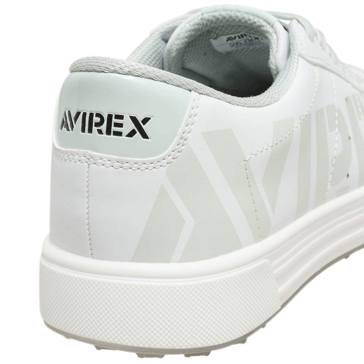 新品 AVIREX アビレックス ゴルフシューズ 25.5cm ホワイト