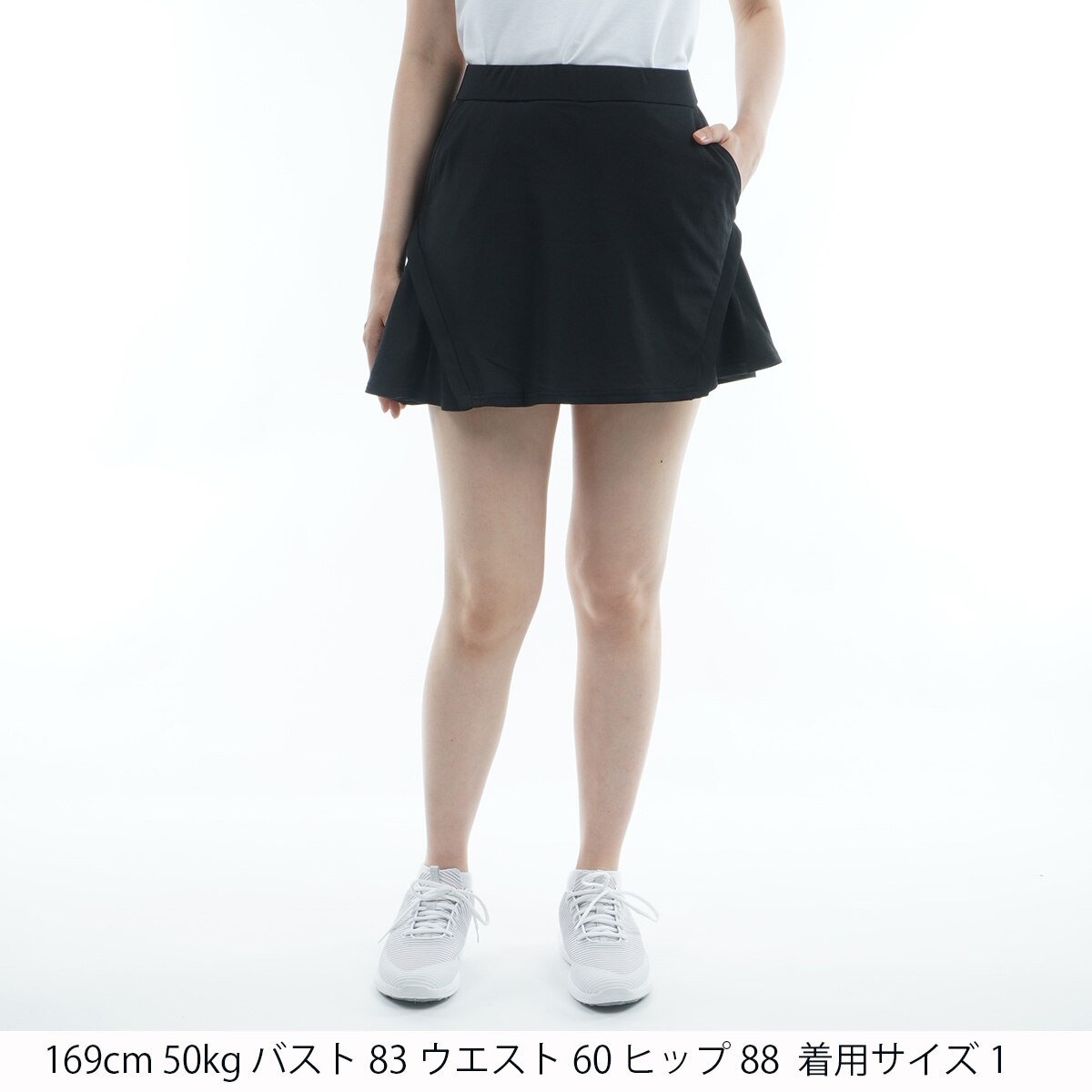 Jack Bunny!! ゴルフスカート Mサイズ ブラック 00サイズ XS ブラック スカート ゴルフウェア ジャックバニー