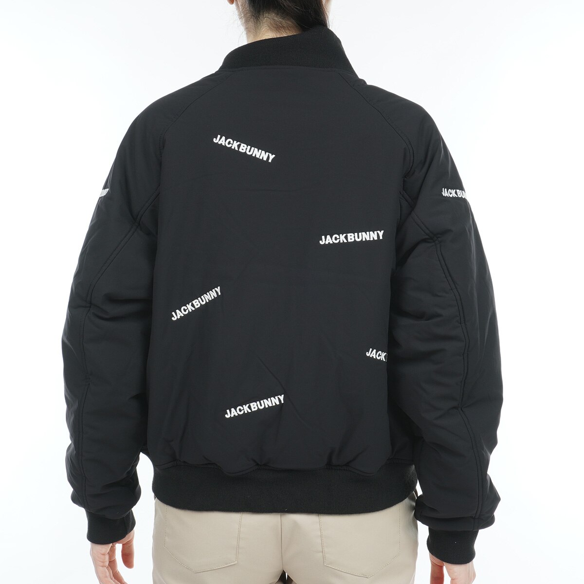 セール・アウトレット】ストレッチタフタ フルジップブルゾン