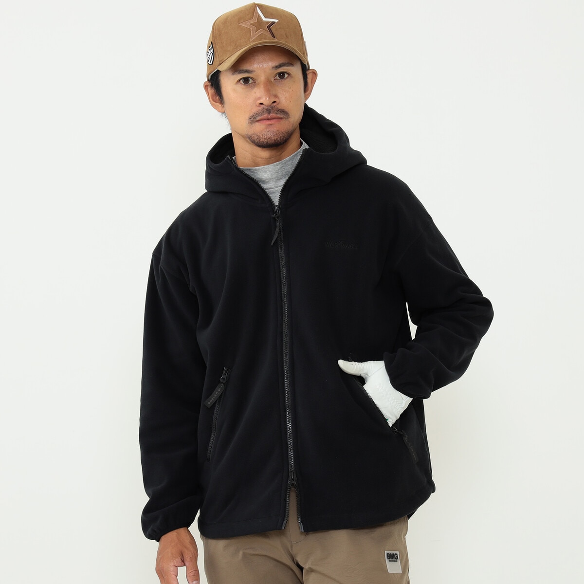 WILD THINGS × BEAMS GOLF 別注 POLARTEC(R) フリース パーカ(中間着