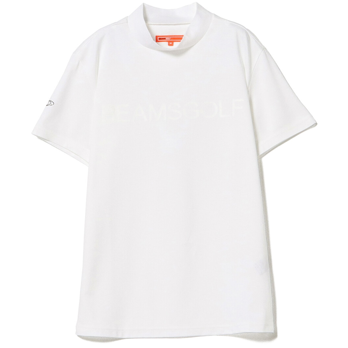 BEAMS GOLF ORANGE LABEL クリアロゴ モックネックシャツ レディス