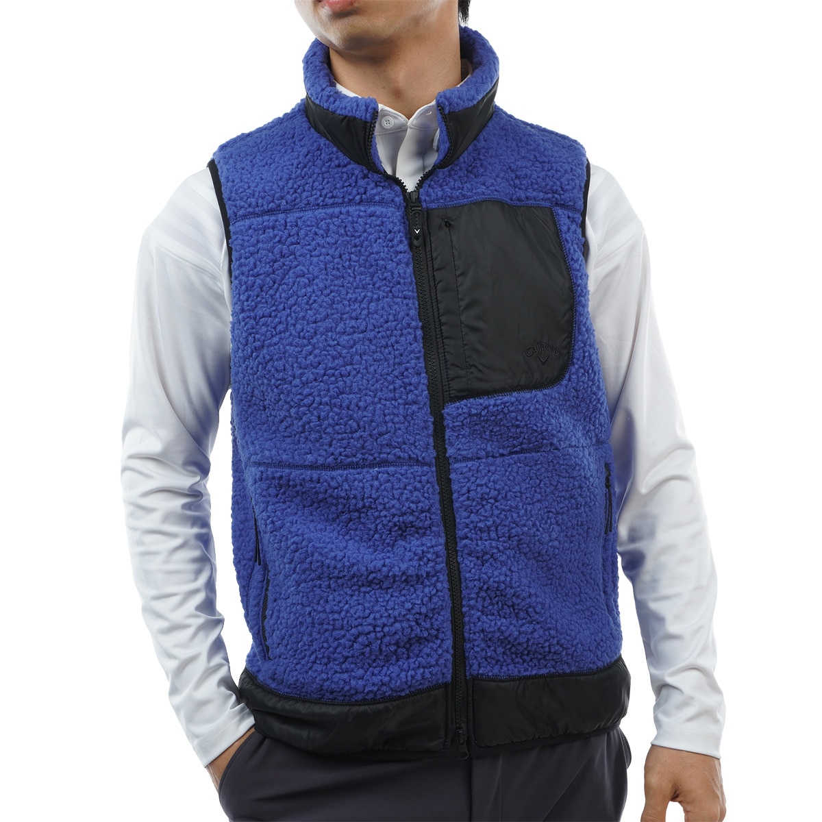 Callaway ボアベスト モコモコ ベスト 口コミ・評価｜シェルパフリース フルジップボアベスト（ベスト）｜Callaway Golf（キャロウェイ Callawayボアベスト