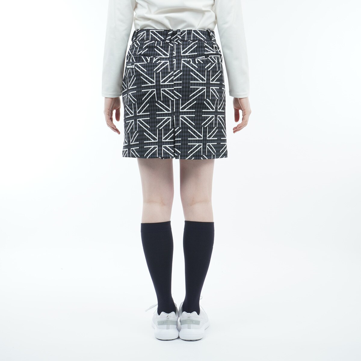 セール・アウトレット】ユニオンジャックチェック ボックスプリーツ