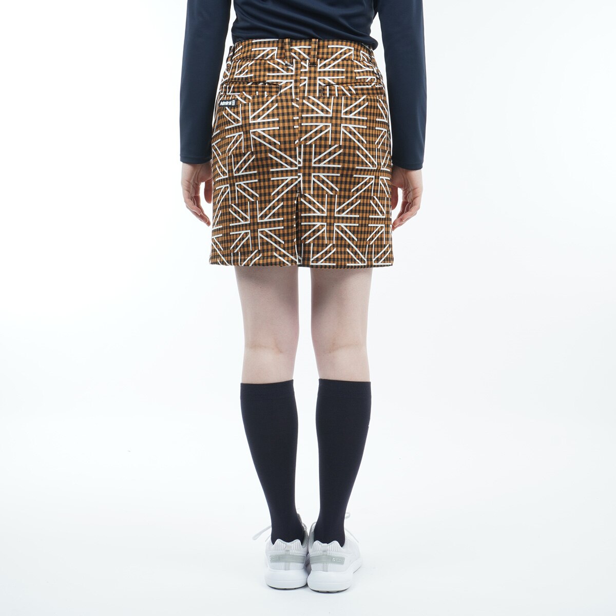 セール・アウトレット】ユニオンジャックチェック ボックスプリーツ