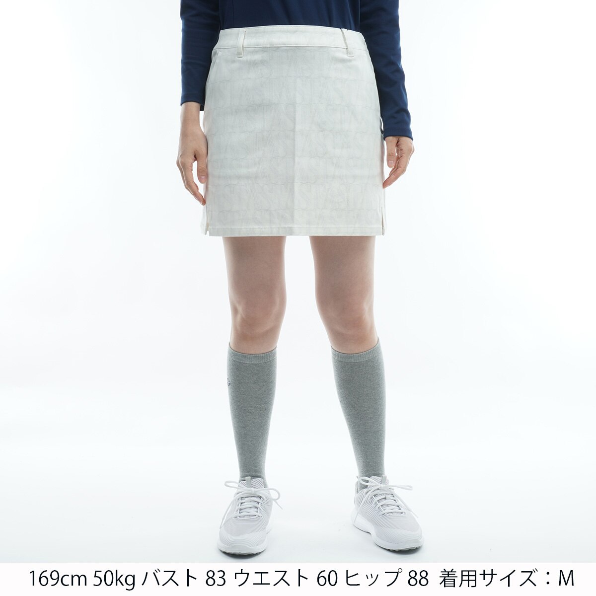 ゴルフ レディース セントアンドリュース スカート（ホワイト）Sサイズ セントアンドリュース SA ストレッチフロントプリーツスカート