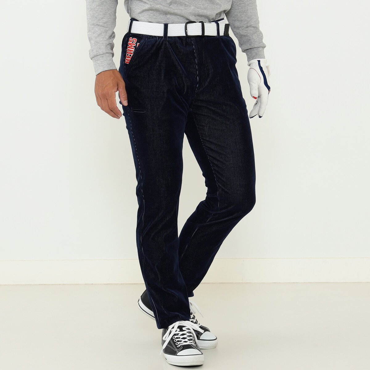 BEAMS GOLF ORANGE LABEL スターフラッグロゴ ツアー ストレッチ