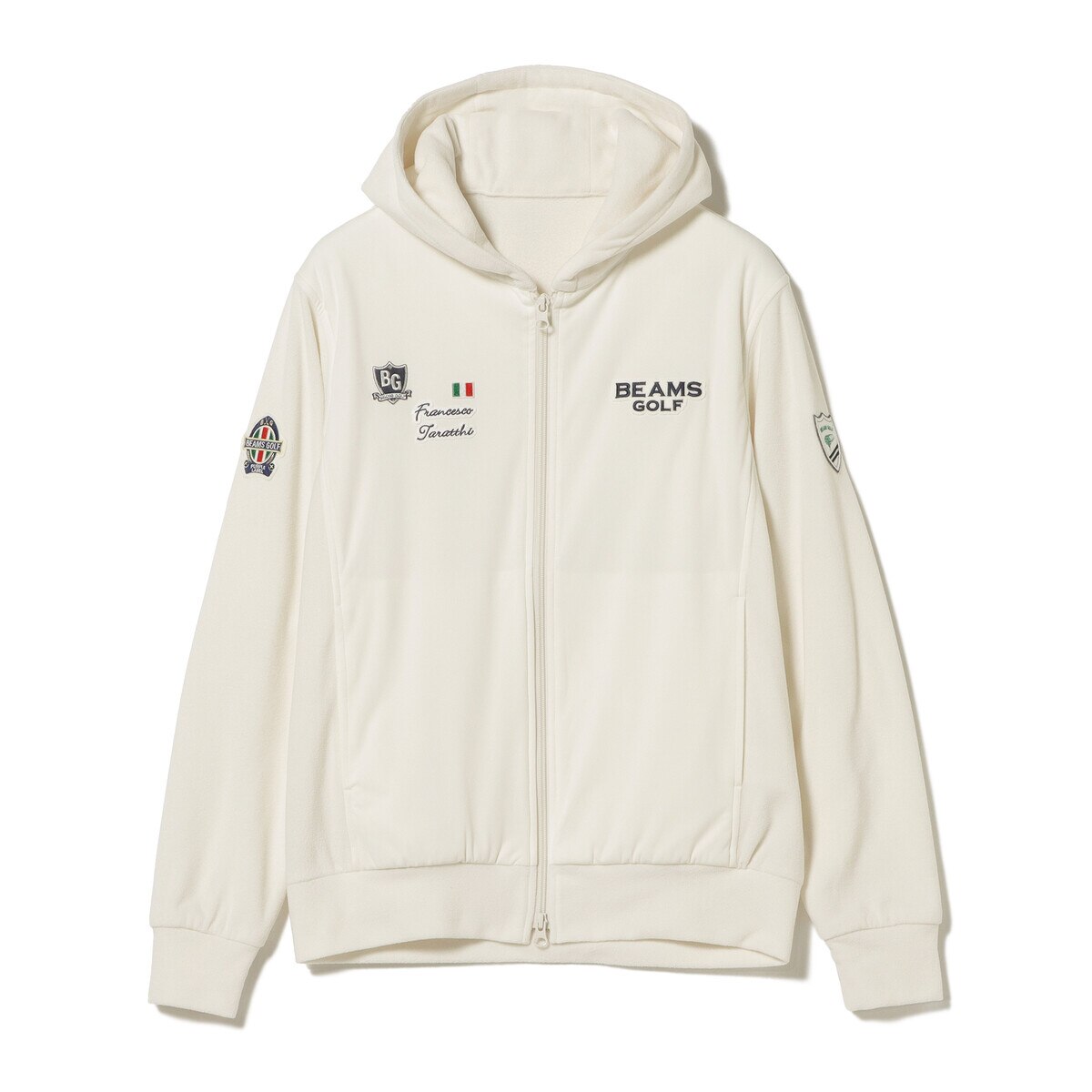 BEAMS GOLF PURPLE LABEL タラッティ エアシャット フリースパーカー